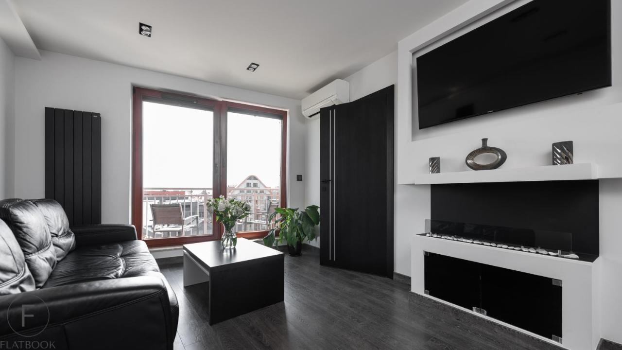 Flatbook Apartments Waterlane Island Spa With Riverview Gdansk Exterior foto