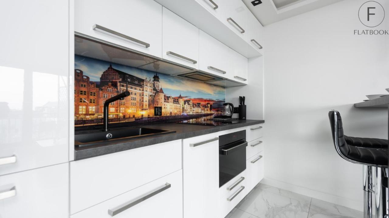Flatbook Apartments Waterlane Island Spa With Riverview Gdansk Exterior foto