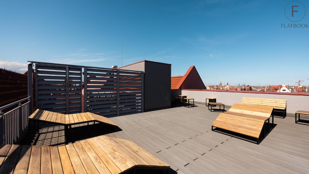 Flatbook Apartments Waterlane Island Spa With Riverview Gdansk Exterior foto