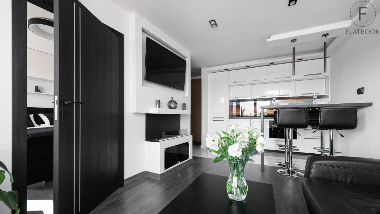 Flatbook Apartments Waterlane Island Spa With Riverview Gdansk Exterior foto